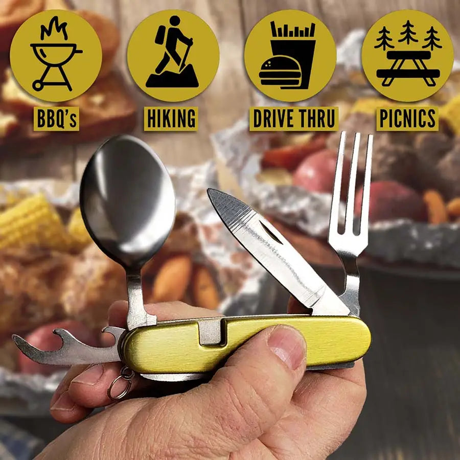 Hobo Utensil Tool - Fork, Knife, Spoon & More