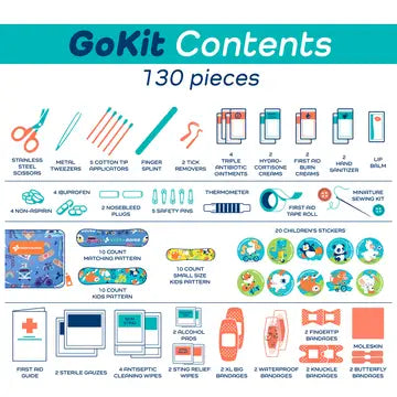 Family First Aid Go Kit - (130 pcs)