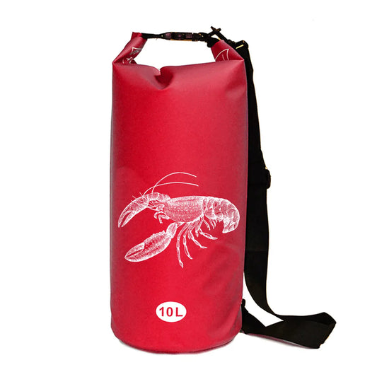 Nupouch Waterproof Dry Bag New England Lobster Style - Wicked Red - 10L
