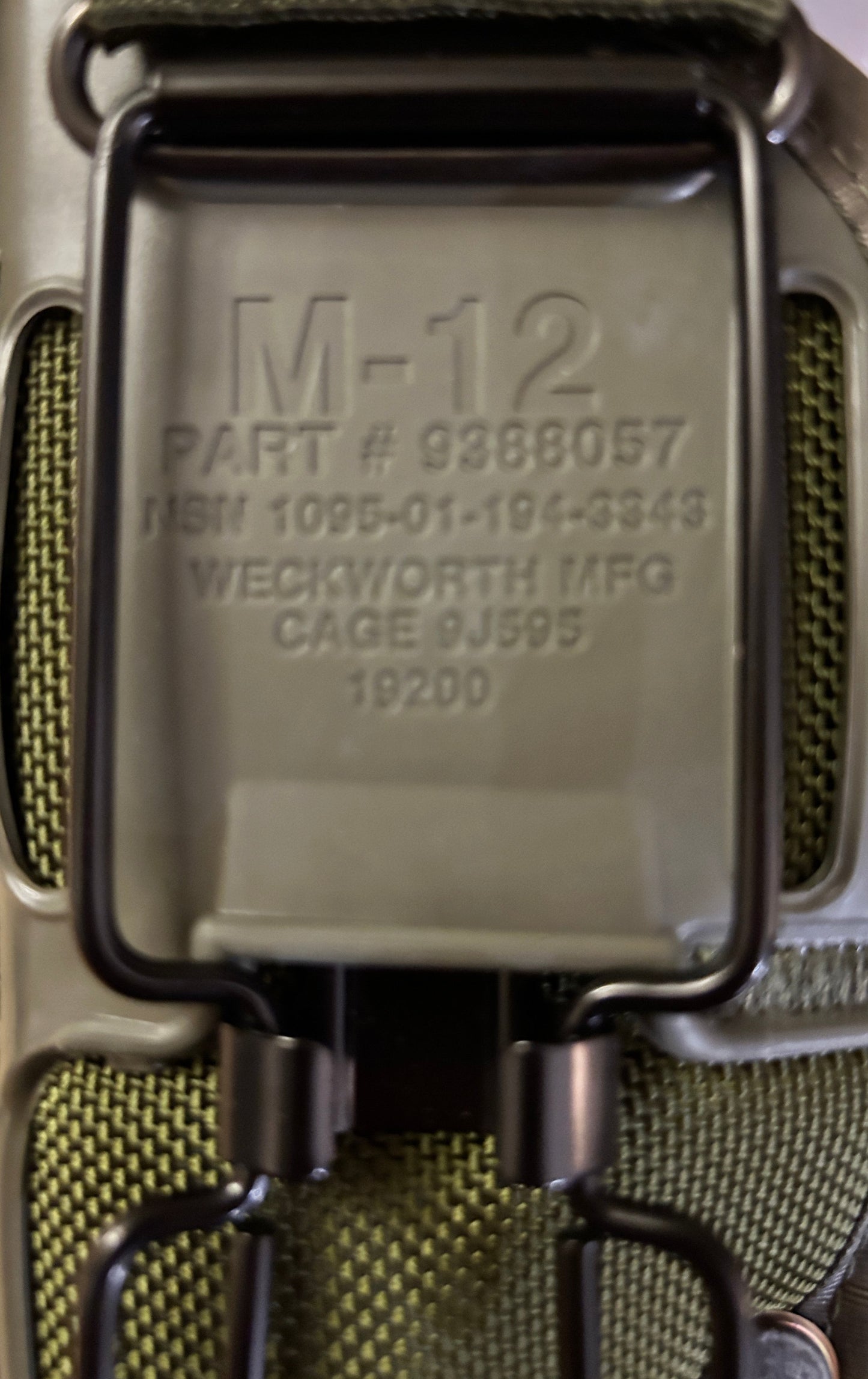 M12 HOLSTER - FITS MILITARY M9/BERETTA 92FS -NEW - NEVER ISSUED