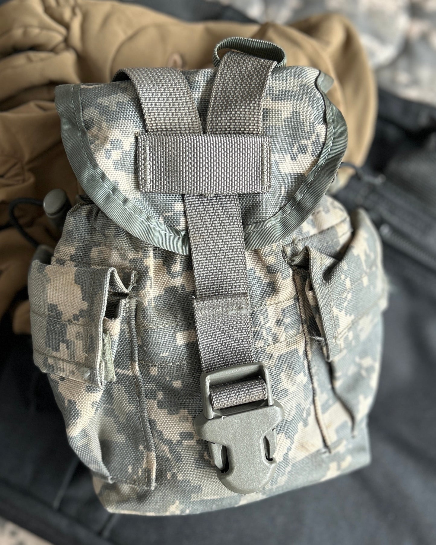 2 Pack Canteen/General Purpose Pouch  MOLLE II-Previously Issued - Excellent Condition