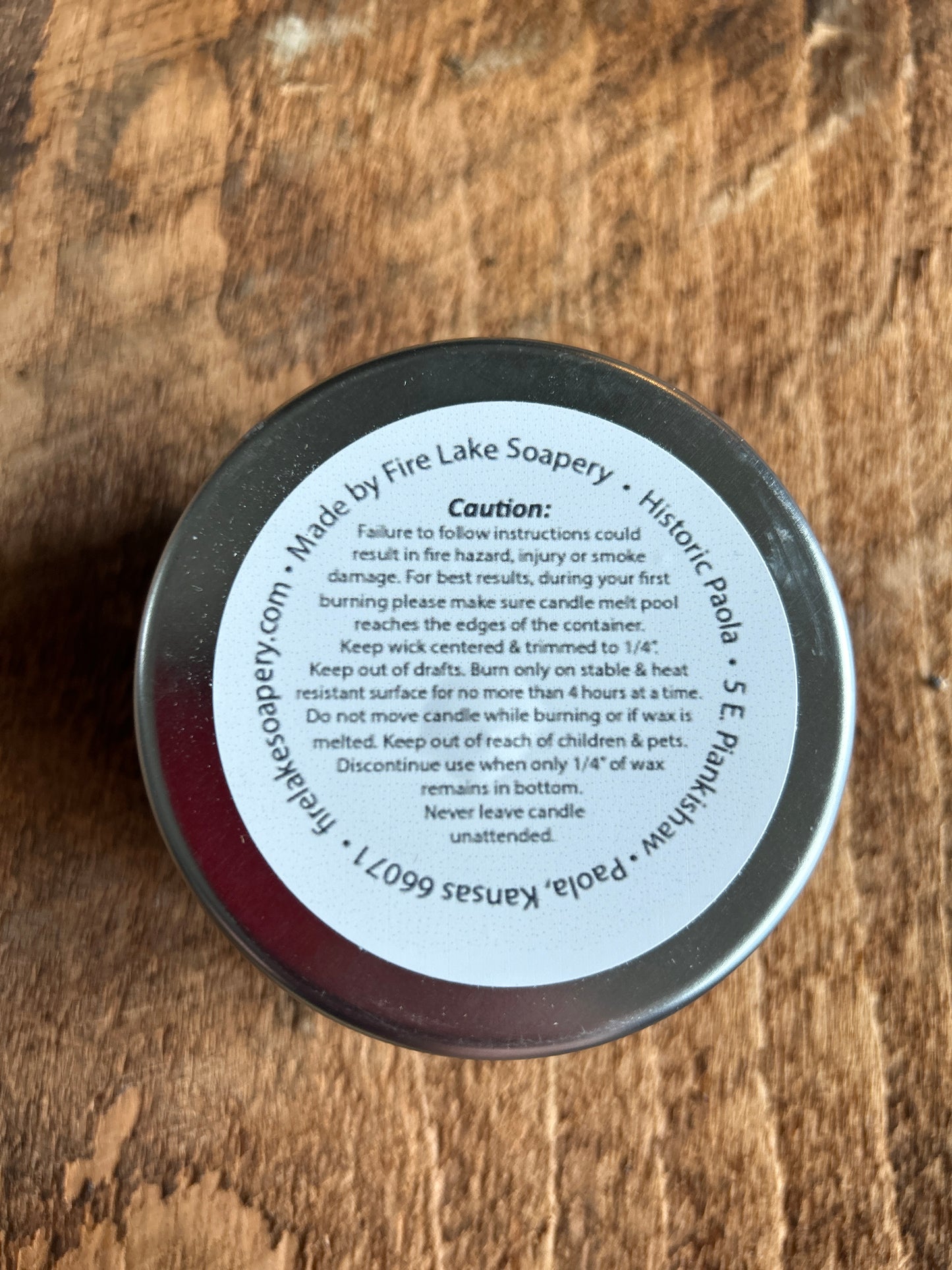 Happy Camper Candle - 70 Hour Burn Bug Away Candle - Fire Lake Soapery