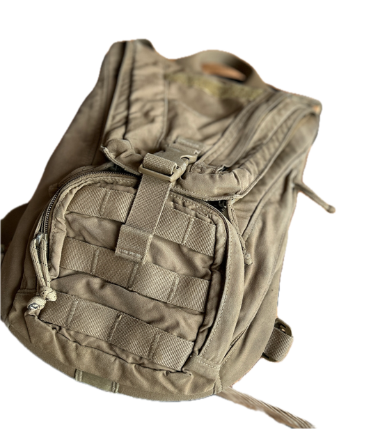 Marine Hydration Back Pack NO BLADDER - Marine Coyote Tan GOOD Condition
