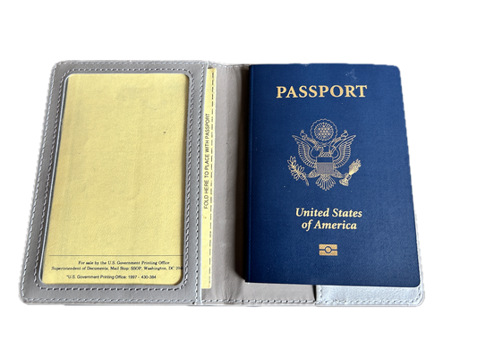 PASSPORT HOLDER - GREY (RFID BLOCKING)