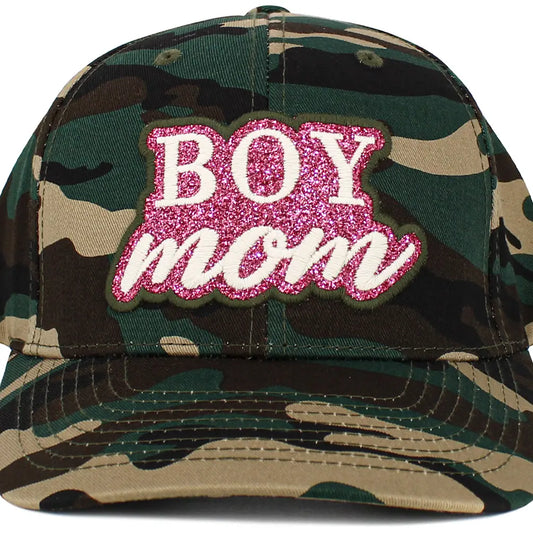 Boy Mom Vintage Ballcap - Camo